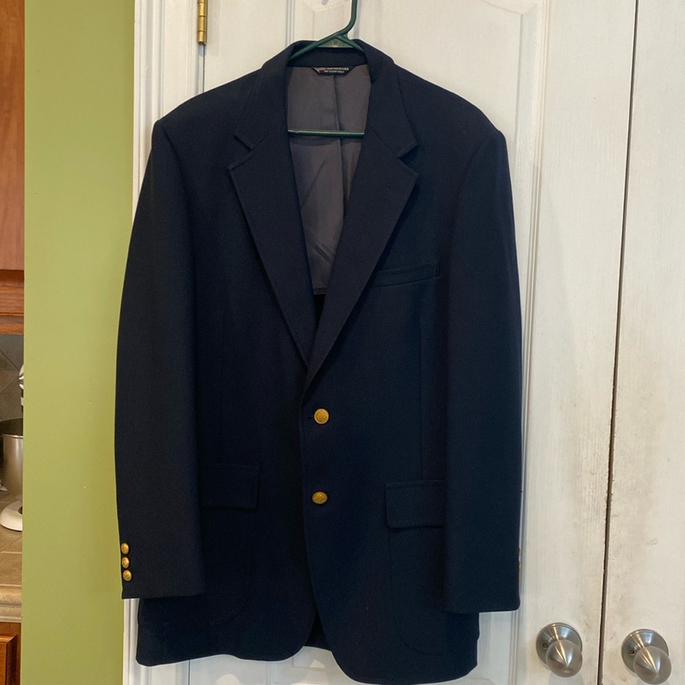 Sport coat classic navy blazer - Vintage Hartwick Clothes  size men’s 44L